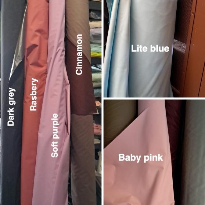 Kain waterproof meteran | bahan seprei waterproof Airu | kain anti air