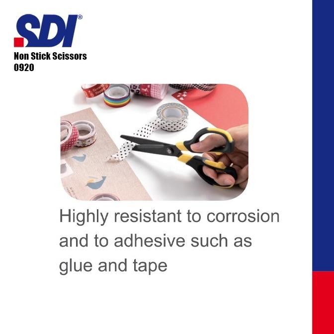 

SDI 0920J 6.75" Non Stick Comfort Grip Scissors / Gunting Non Stick