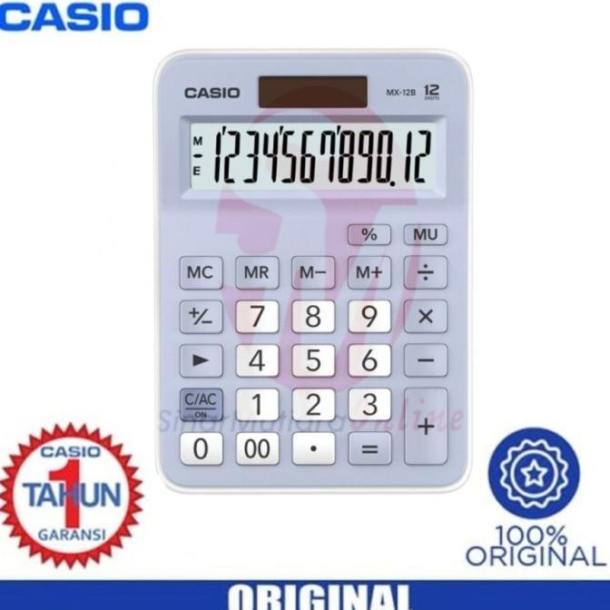 

Kalkulator Casio MX 12B 12 Digit - Blue