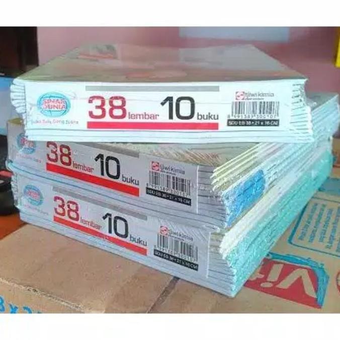 

Buku Tulis Sinar Dunia / SIDU 38 Lembar x 10 Buku Promo