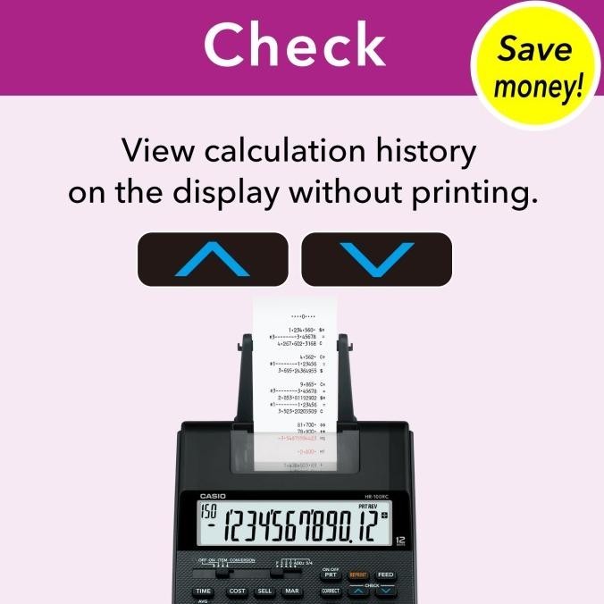 

Casio Printing Calculator HR-100RC Black