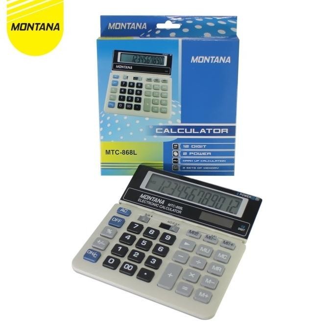 

MONTANA Calculator / Kalkulator Montana MT 868 L/ 12 Digits