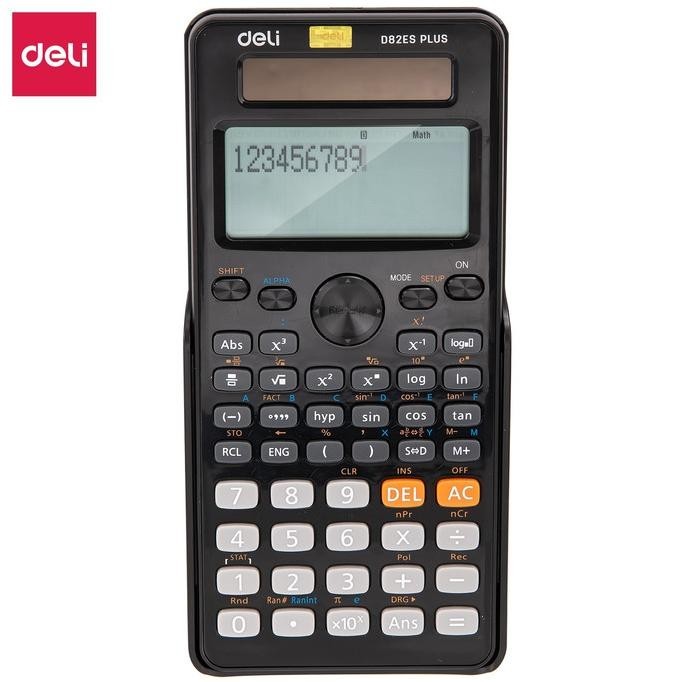 

Deli ED82ES Calculator/Kalkulator-252F Scientific Calculator