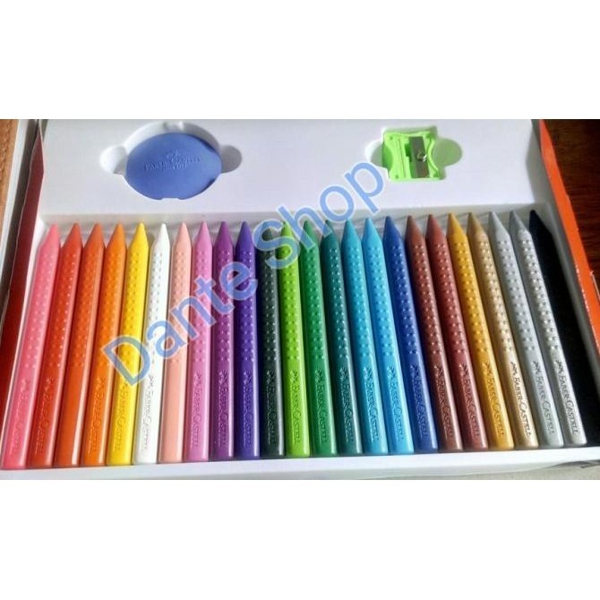 

Erasable Crayon 24 Warna Faber Castell ( Crayon Bisa Dihapus )