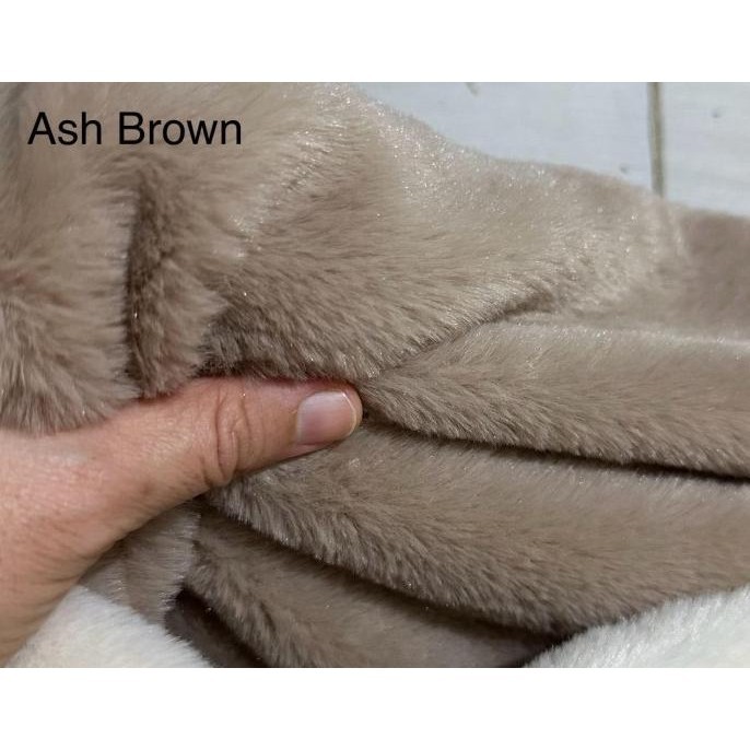 Kain Bulu Rabbit Fur/ Kain Bulu Kelinci Halus Dan Lembut