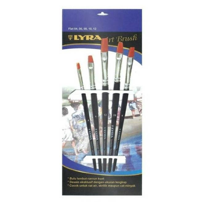 

Art Brush flat /set kuas lukis LYRA High quality