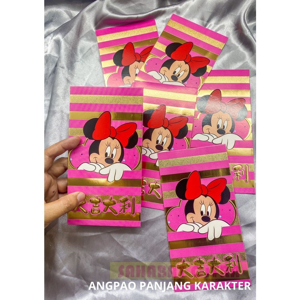 

ANGPAO PANJANG KARAKTER ISI 6 PCS 红包