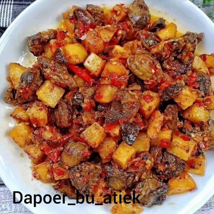 

Sambel Goreng Kentang + Ati