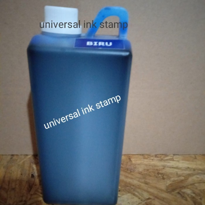 

tinta stempel flash otomatis 1 liter warna BIRU