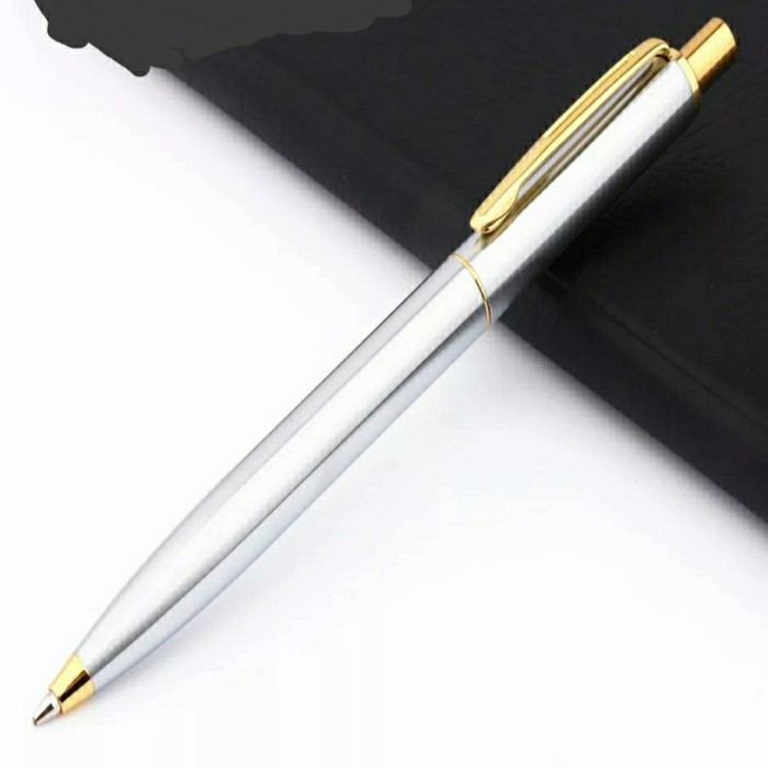 Pen lpoin silver gold refill Parker