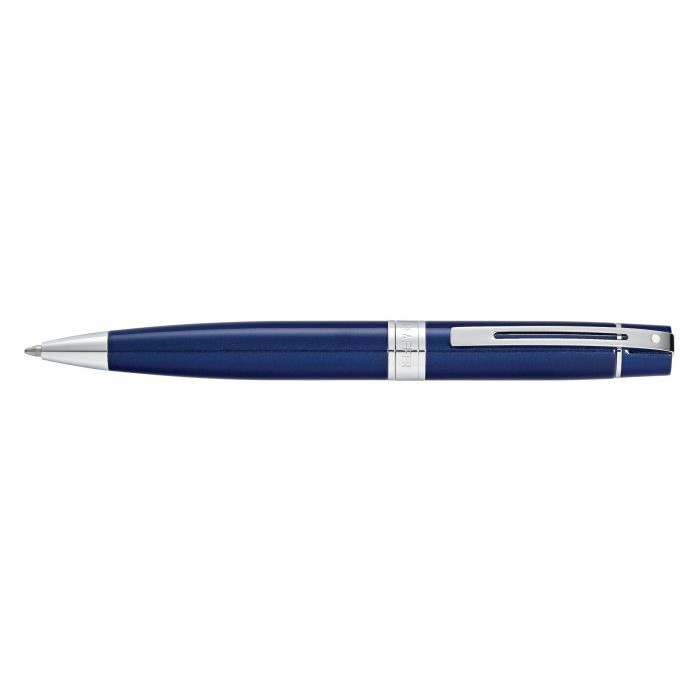 

Sheaffer 300 Glossy Blue Lacquer Ballpoint Pen