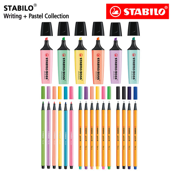 

STABILO Pastel Collection - Set 22 SS Pen 68 point 88
