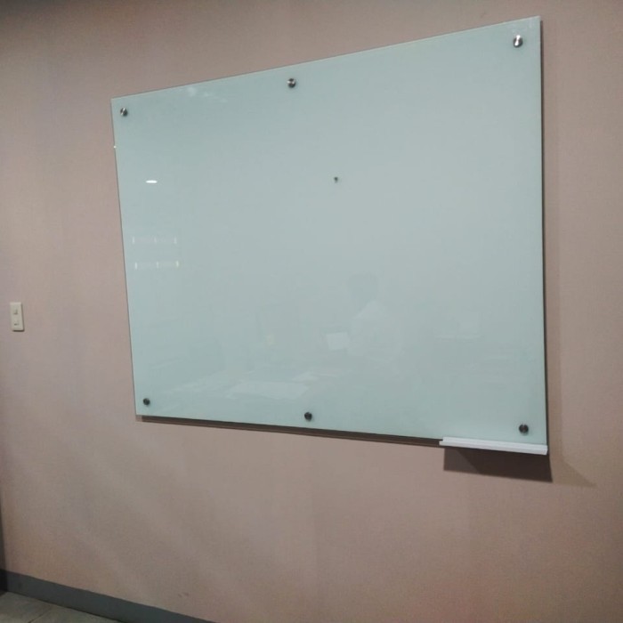 

papan tulis kaca / Glassard ukuran 120x200 cm