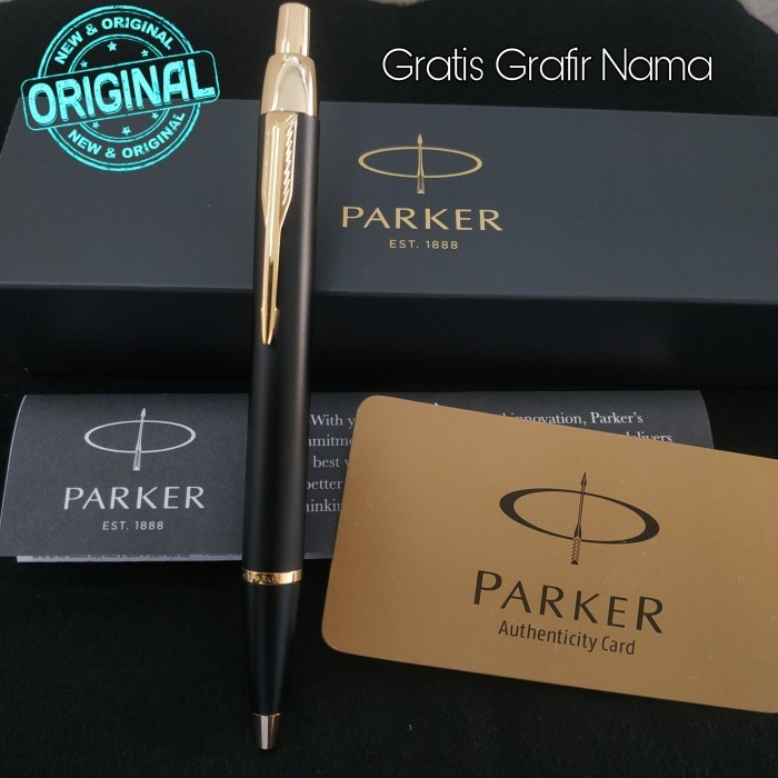 

pulpen mewah parker original black matte ratis Grafir nama