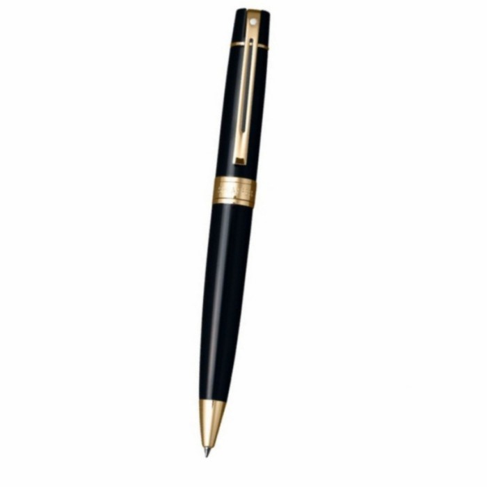 

Sheaffer SGC 300 - 9325 Glossy Black Gold Clip Ballpoint