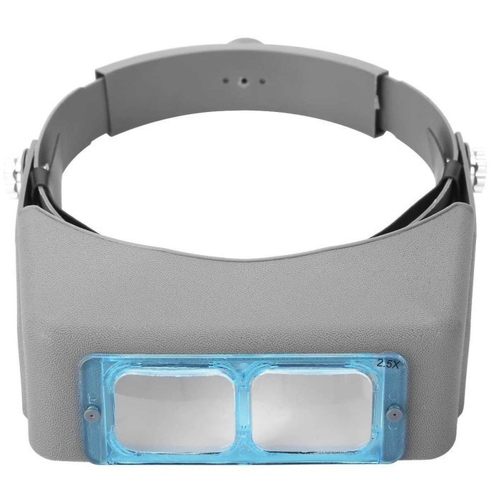 

Kacamata Pembesar Head Band Magnifier 4 Replaceable Lenses - 81007-B