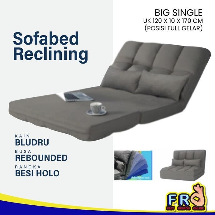 kursi lesehan lipat sofa bed single dan double sofa santai sofabed New