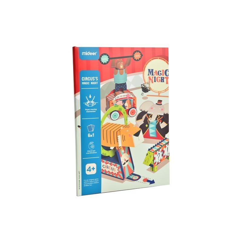 

Mideer Circus Magic Night mainan edukasi kertas origami anak lipat