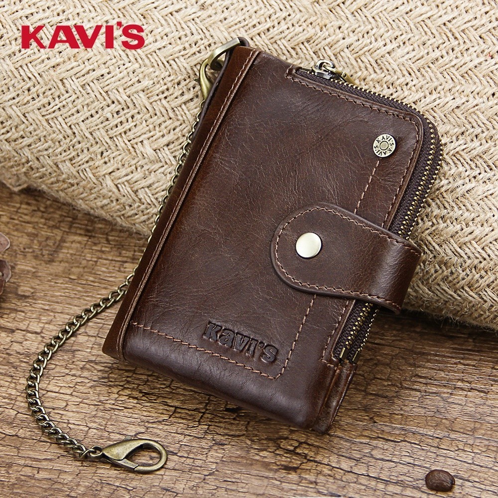 

Dompet Pria Merek KAVIS Dompet Koin Multi Kartu Multifungsi Kulit Asli Tas Kuda Gila Kapasitas Besar Retro Klip Pendek Anak Laki-laki Stok Tersedia Hadiah Ulang Tahun Gratis Ongkos Kirim