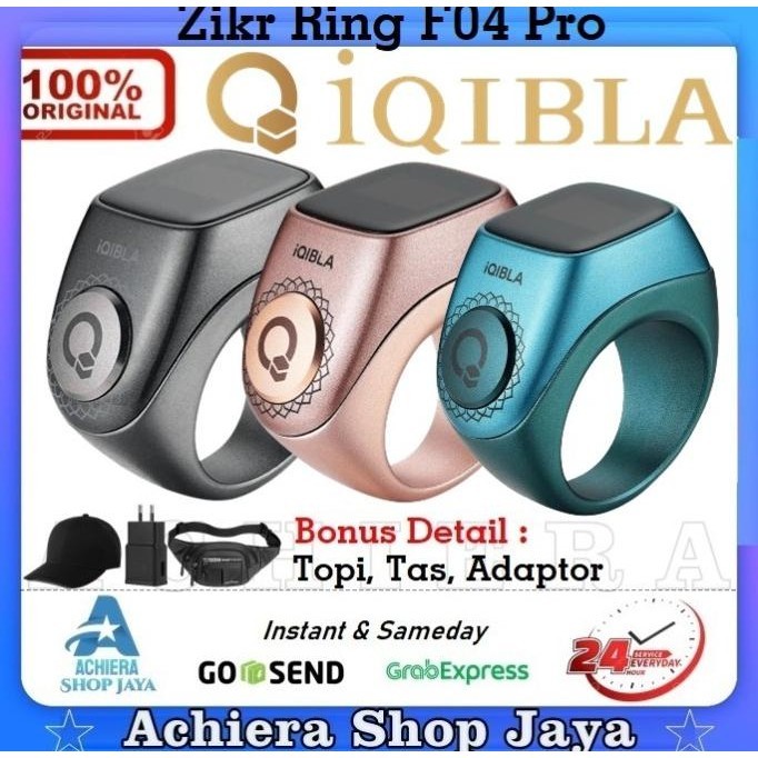 IQIBLA Zikr Ring Flex F04 Pro Smart Ring Tasbeh Digital Zikir F04 Pro .