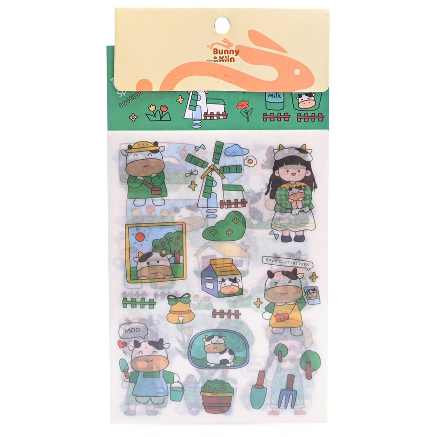 

Rambla - Bunny & Klin Sticker Lucu Dekorasi Buku