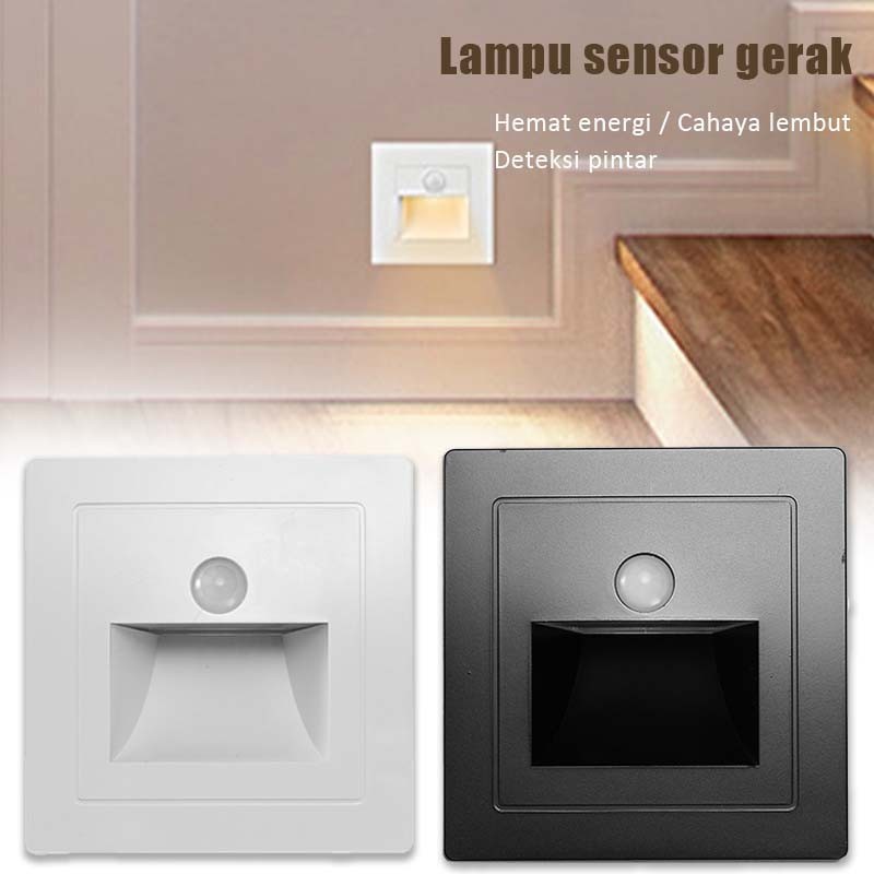 Lampu Sensor Tangga 220v Lampu Anak Tangga Sensor Gerak Lampu Tangga Otomatis-Tembok,Garasi, Koridor