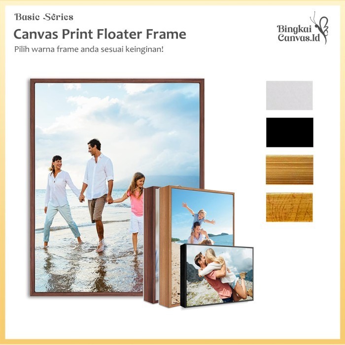 Cetak Foto Kanvas Nimalis Frame Custom Ukuran
