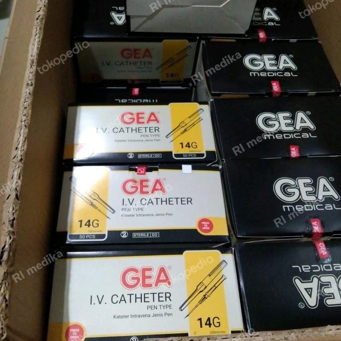 [ Bv ] I.V Catheter 14 Gea/Abocet 14G Gea  Ready