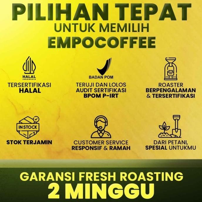 

Kopi Arabika Aceh Gayo Sumatra Arabica Coffee Bean Coffe Beans 200 Gr