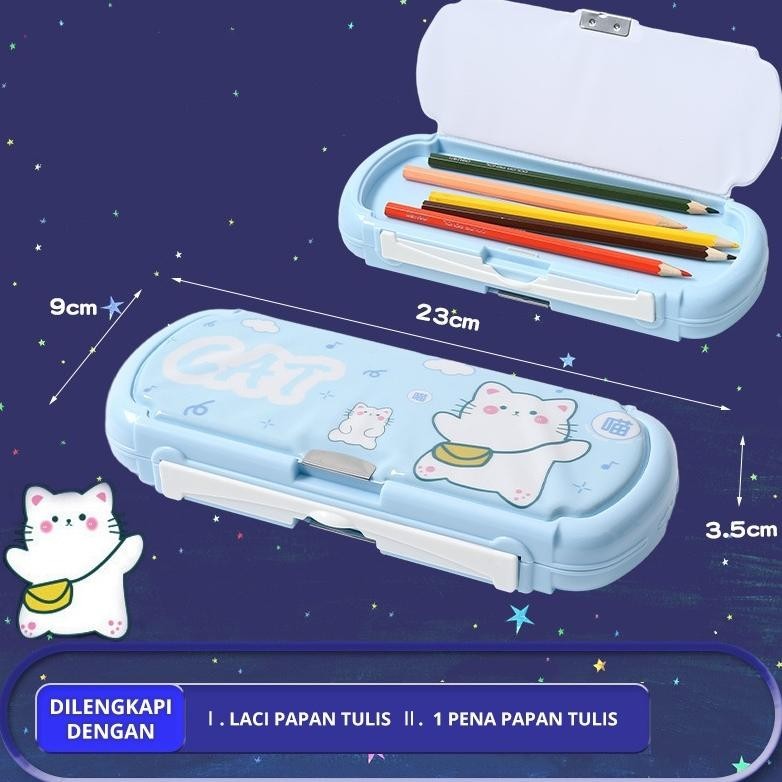 

Matougui Tempat Pensil Multifungsi Motif Untuk Anak Kotak Pensil Pola Kartun Lapisan Ganda Dan Tunggal Dengan (Lagi Diskon)
