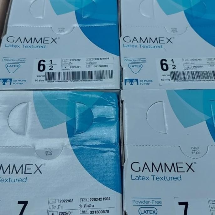 [ Bv ] Sarung Tangan Gamex Textured/Gamex Steril  Ready