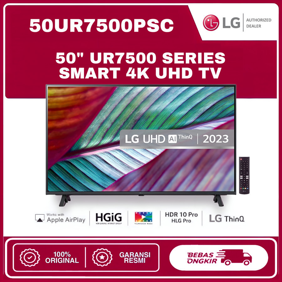 TV LG 50UR7500 50 inch UR7500 DIGITAL SMART 4K UHD TV 50UR7500PSC