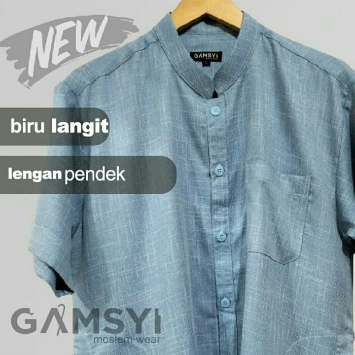 Baju Koko Linen Lengan Dek/Koko Gamsyi