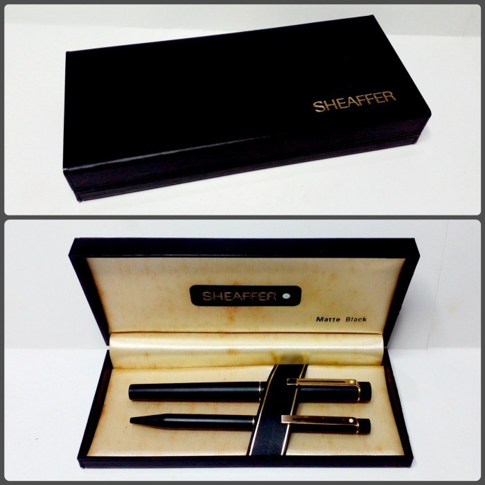 

Arom Sepasang Pulpen Sheaffer Targa 1003 - Gold 14K 585 - Original - Nos