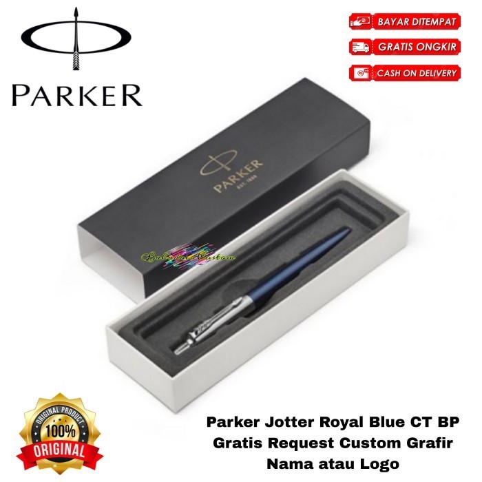 

Arom Pulpen Parker Original Jotter Royal Blue Ct Ballpoint Gratis Request Custom Grafir Nama Anda