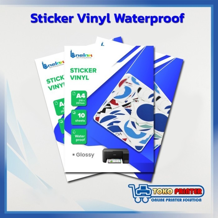 

Sticker Vinyl Anti Air Glossy A4 Inkjet / Stiker Vinil / Vynil