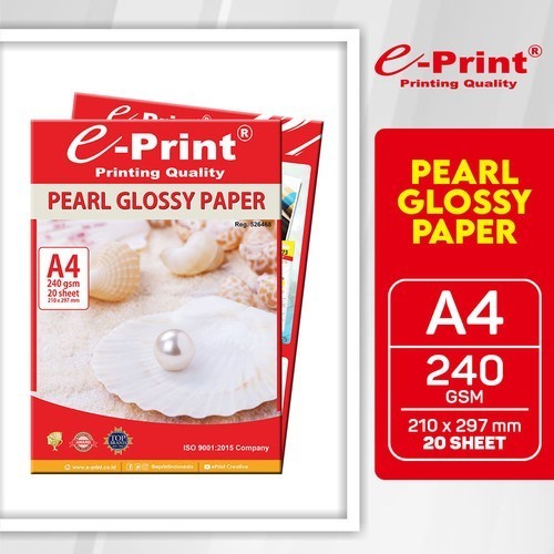 

Kertas Foto Pearl Glossy Paper A4 240gsm 20lembar