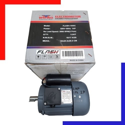 Sau Dinamo Wipro 1 Hp 2 P 1 Phase-Dinamo Wipro-Electro Motor 1Hp 2P 1Phase