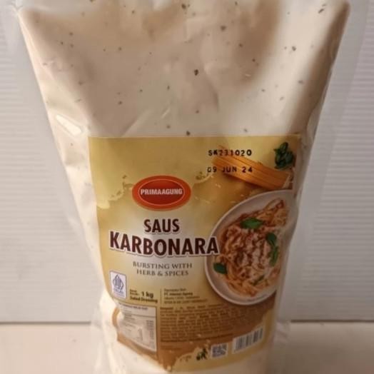 

Prima Agung Carbonara Sauce 1Kg Saus Karbonara