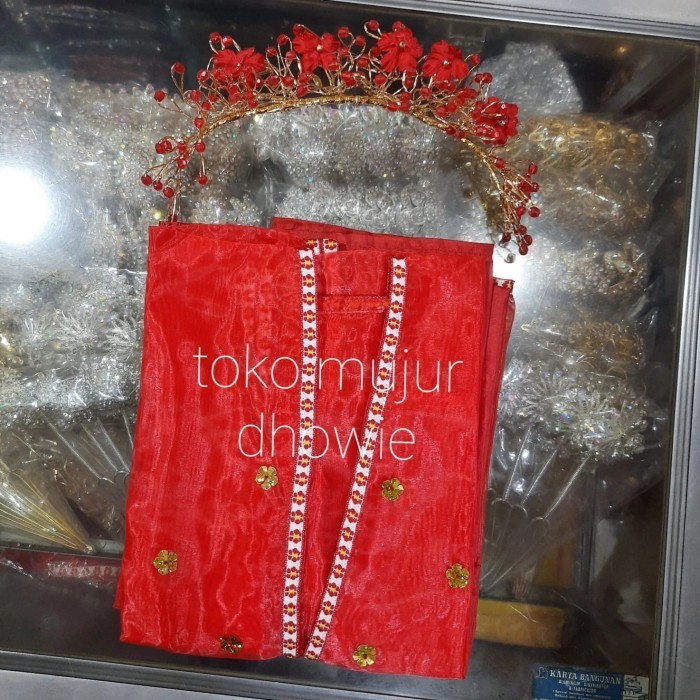 Baju Bugis Anak / Baju Bodo Anak Set Bando - Baju Tokko Anak - Makasar