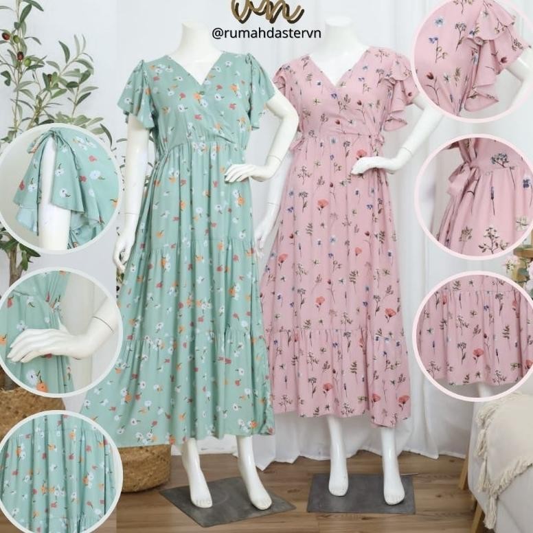FATMA DRESS | LOVELY DRESS |HOMEDRESS HOMEWEAR KEKINIAN DASTER PREMIUM BUSUI FRIENDLY SEMATA KAKI