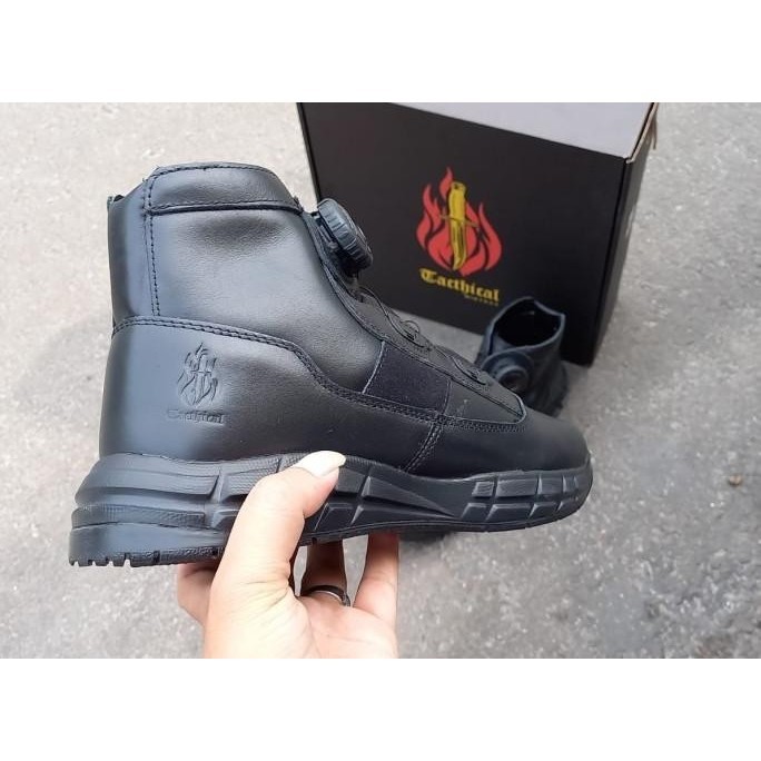 Sepatu Pdh Midtrack Tactical Tali Putar Orinal