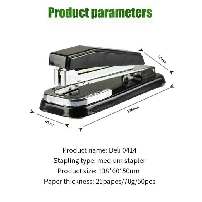 

Premium DELI Stapler Putar 360 derajat Hecter Besar Hekter Rotating Staples High Quality