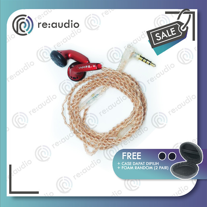 Vido Recable Sandybrown With Mic Earphone