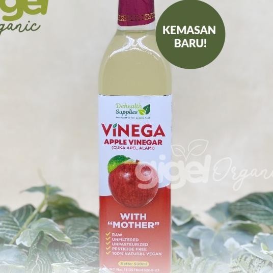

Dehealth Supplies Vinega Cuka Apel Ala 500Ml Botol Kaca Vinega