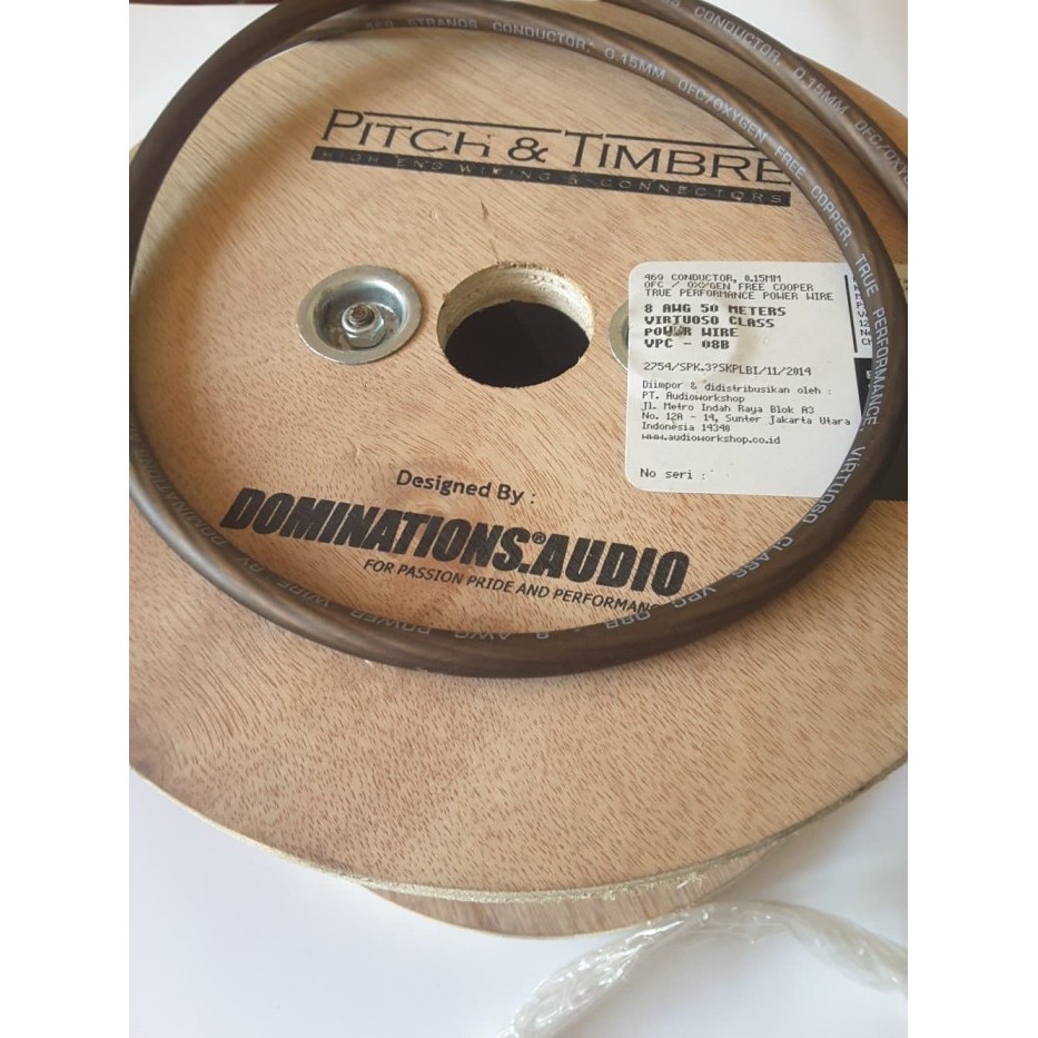 KABEL POWER (SETRUM) PITCH AND TIMBRE 8 AWG (Pitch & Timbre)