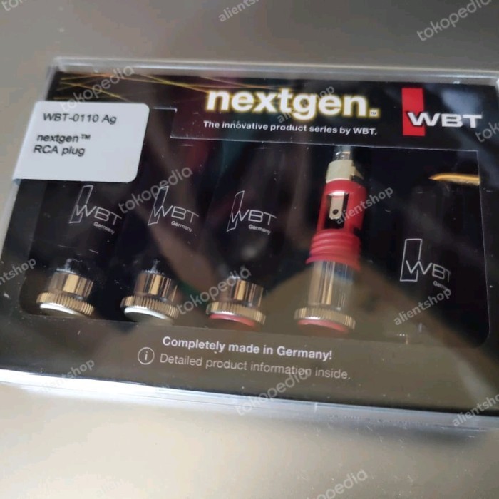 Jack Rca WBT nextgen Silver 0110 ag , wbt-0110ag Rca Plug / konektor