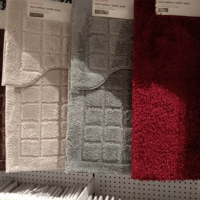 Arthome Set Keset Kamar Mandi 50X80 Cm Dan Keset U Shape