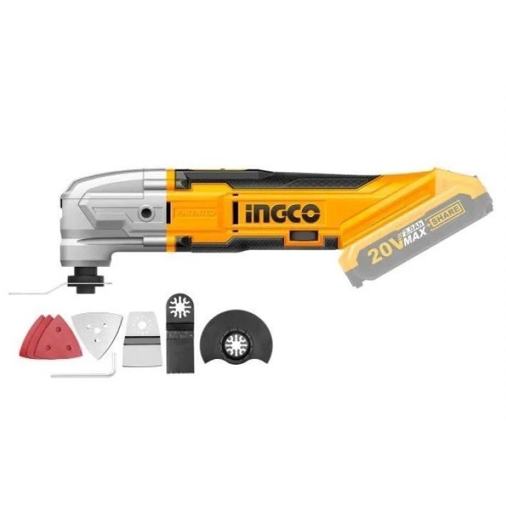 Grinder Cordless Ingco CMLI2001 20V / Ingco Mesin Gerinda Multifungsing CMLI2001