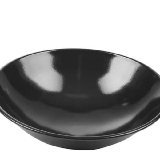 Kuali Wajan Wok Hitam Enamel 40 Cm Anti Lengket Tebal